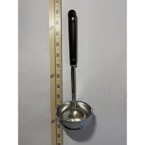 EKCO Forge Vintage USA Stainless Steel Ladle 11" Pour Spout Riveted Handle